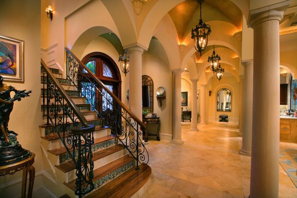 Entry Stairs and Master Hall Entry Stairs and Master Hall