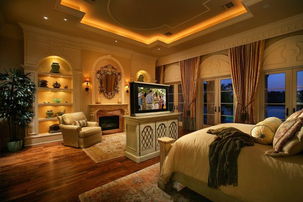 Master Bedroom with Popup TV
