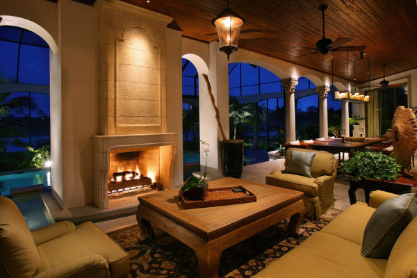 Outdoor Fireplace