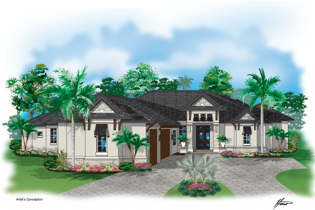 Woodall Construction on New Estate in Bonita Bay