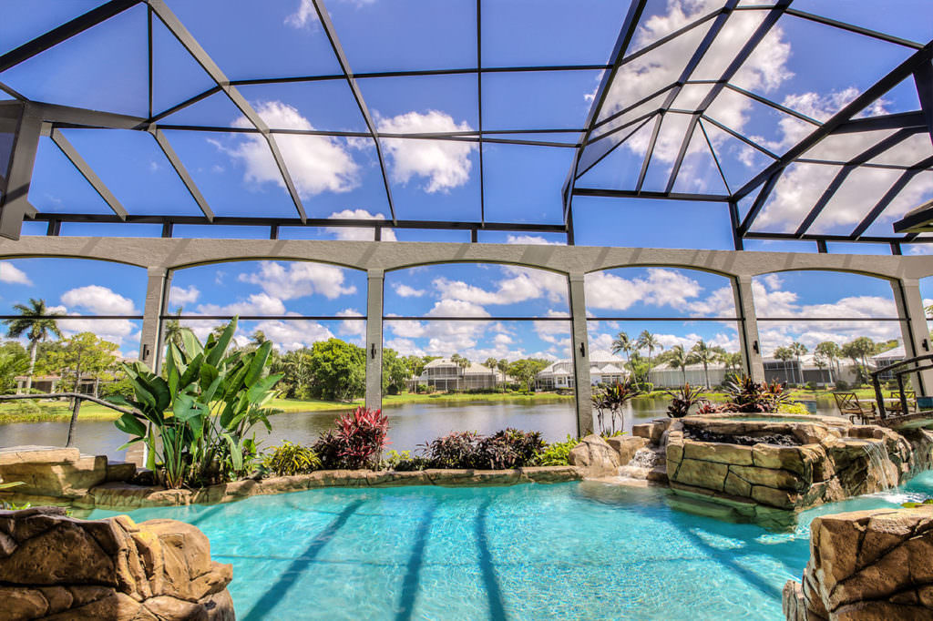 Sophisticated Pool Cage Renovation Harwick Homes