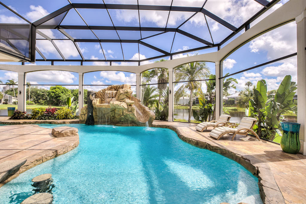 Sophisticated Pool Cage Renovation Harwick Homes