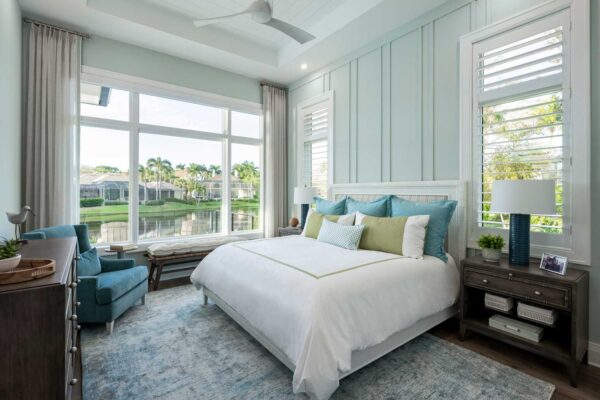 custom home builder bonita bay - bedroom